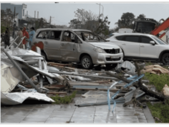 Xe bị thiệt hại do bão số 10 có được bảo hiểm bồi thường?